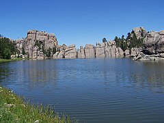 Sylvan Lake in Custer State Park, South Dakota