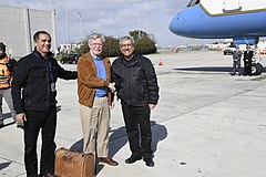 ベン・グリオン国際空港にて（2019年1月7日）