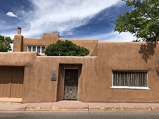 El Zaguan, Santa Fe, Historic Santa Fe, facade