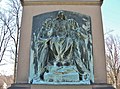 Faith, Hope and Charity on Moorhead Column (sculpted by Carl Conrads, 1877)