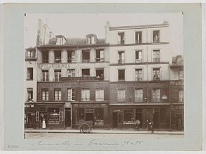 72-74 rue Traversière, octobre 1903.