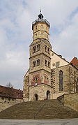 Kirche St. Michael mit Freitreppe