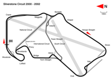 Silverstone Circuit in its 2002 configuration