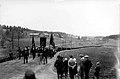 Image 8Striking workers march moments before the Swedish military opened fire, killing five workers during the Ådalen shootings.