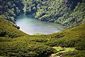 乗鞍岳の乗鞍スカイラインから望む大丹生池（岐阜県高山市）