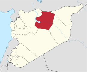 Kart over Ar-Raqqah