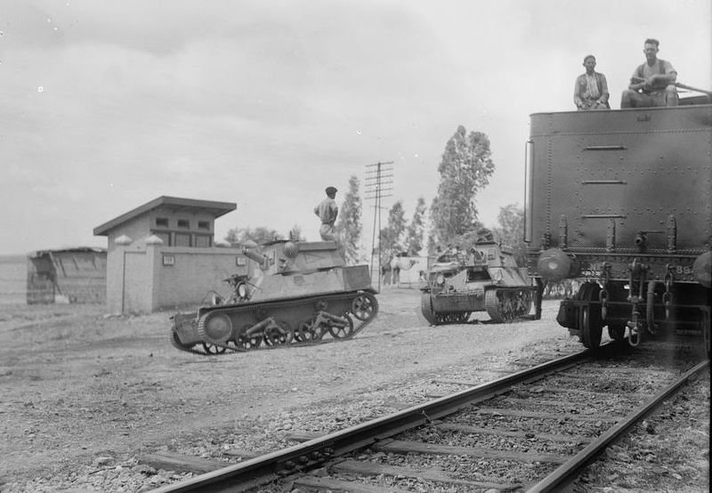 File:Armoured tanks escorting trains.jpg