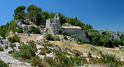 Ruiny staré kaple v Eygalières