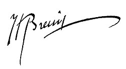 Henri Breuils signatur