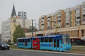 Sarajevo Tram-502 Line-3 2011-10-25.jpg