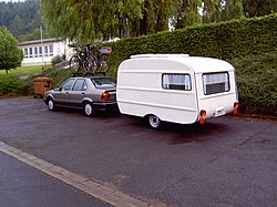 A QEK Junior Caravan trailer