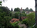 Blick auf den Burgberg (Wartberg) mit Erasmuskapelle