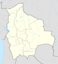 Noel Kempff Mercado na mapi Bolivije