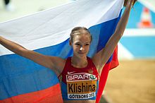 Darya Klishina Gôteborg 2013.jpg