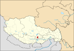 Location of Doilungdêqên within Tibet Autonomous Region