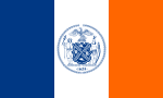 Drapeau de la ville de New York.