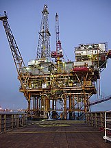 [Oil platform in the Gulf of Mexico