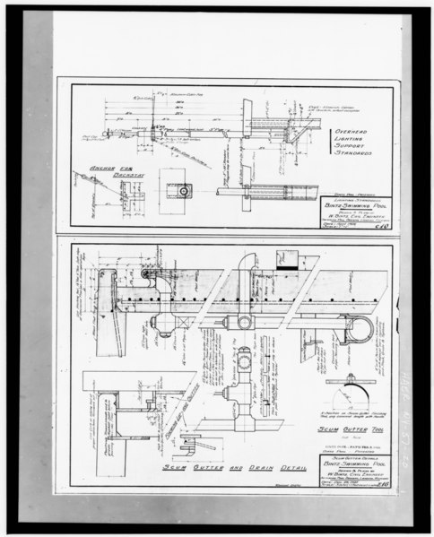 File:Photocopy of blueprint (from plans of Blintz Pool in the Johnson City Village Offices) showing SCUM GUTTER AND DRAIN DETAIL - Charles F. Johnson Pool, Charles F. Johnson Park, HAER NY,4-JOCI,1A-20.tif