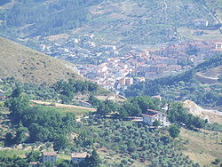 Skyline of Vietri di Potenza