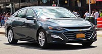 2019 Chevrolet Malibu LT 1.5L (US; facelift)