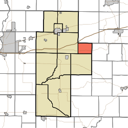 Vị trí trong Quận Clay, Indiana