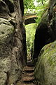 Gorges and small canyons (Ritterschlucht)