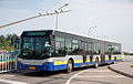 A Youngman-Neoplan JNP6180G bus in Beijing