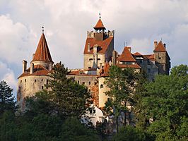 Kasteel Bran in de zomer