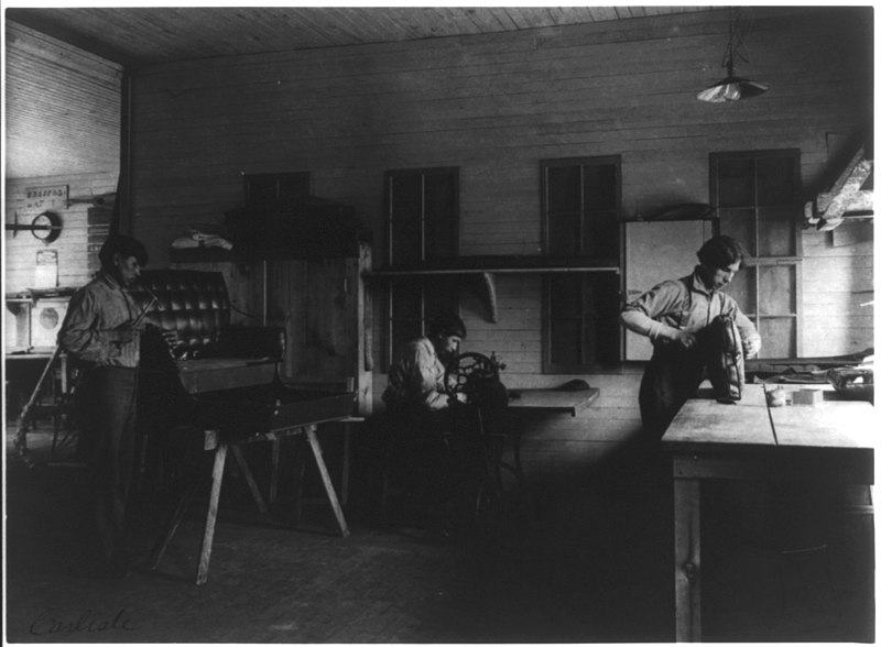 File:Carlisle Indian School, Carlisle, Pa. Carriage shop LCCN2008675515.jpg