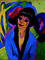 Ernst Ludwig Kirchner, Portrait de Gerda (1914)