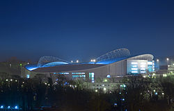 A stadion éjszaka