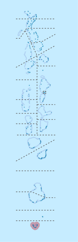 Location of Addu City in Maldives