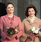 With her mother Queen Silvia (13 October 2018)