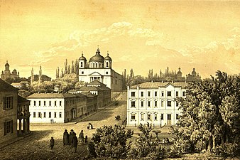 Театральная площадь, 1870