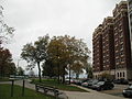 Hampton House and south end of Harold Washington Park