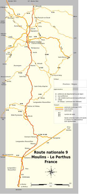 Carte de la route.