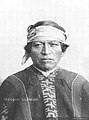 Cacicco mapuche (lonko, ossia un capo) intorno al 1890.