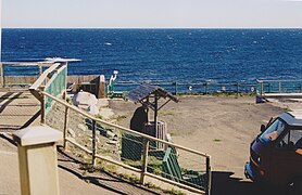 Honguedo Strait, Gaspé, Saint-Maurice-de-l'Échouerie village,[35] municipal stop of the Old Factory