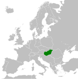 Location of Vengriya Xalq Respublikasi