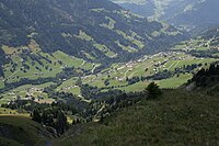 Hauteluce vue du mont Clocher (1 976 m).