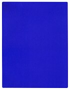 Yves Klein, 1962, Monochrome painting