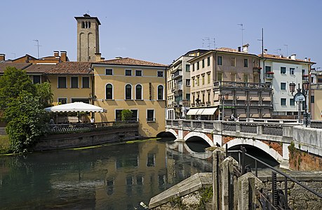 Le pont San Martino sur la Sile.