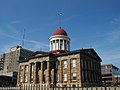 Image 44The Old State Capitol in Springfield. Designed by John F. Rague in a Greek Revival style and completed in 1840, the building housed the Illinois General Assembly until 1876. Photo credit: Agriculture (from Portal:Illinois/Selected picture)