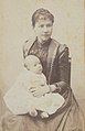 Wife Jo with their son Vincent Willem, 1890