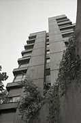 Milan, tower house in piazzale Aquileia 8, 1964-1965