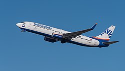 Boeing 737-800 der SunExpress