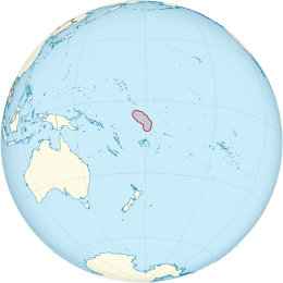 Mapa Tuvalu