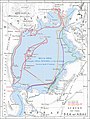 Map of the Aral Sea in 1853.