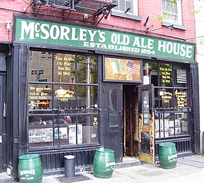 McSorley's Old Ale House is included in the district