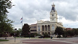 Das Monroe County Courthouse in Monroe